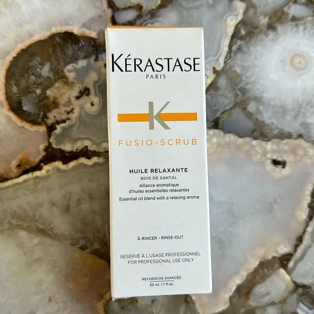 KERASTASE | FUSIO-SCRUB huile relaxante | BOIS DE SANTAL essential oil | 1.7oz.